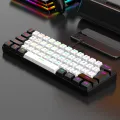 60% wired gaming keyboard, RGB backlight ultra compact mini keyboard, waterproof small compact 61 key keyboard for pc/Mac gamers. 
