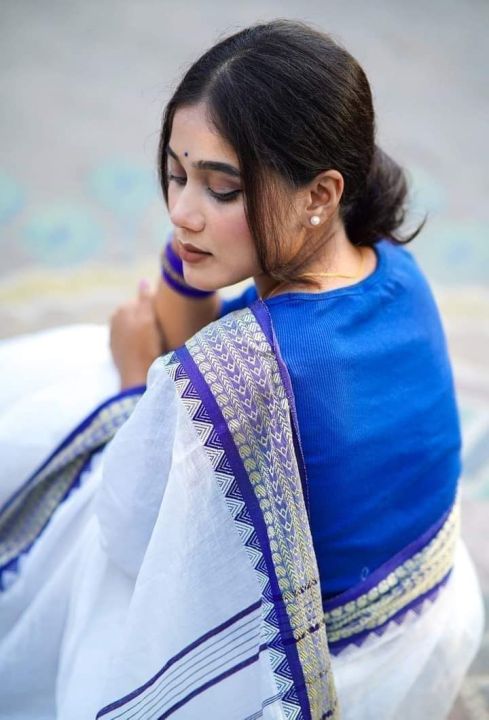 FASHIONABLE%20TANGAIL%20DONUK%20PAIR%20SAREE%20FOR%20WOMEN%20-%20Image%203