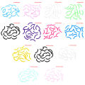 20Pcs Women's Fashion Refill Eyelash Curler Elastic Replacement Pad Silicone Gel Clip Pads Eye Makeup Tools.