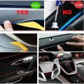 Car Led RGB Ambient Light Strip 1/3/5M Control USB Fiber Optic Neon Lamp Auto Interior Led Decoration Lights.