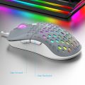 RAIKU G701 Wired 6 Keys Mouse Colorful Lighting Gaming and Office For Microsoft Windows and Apple IOS System.