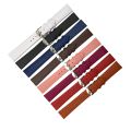 Calf Leather Watch Strap 12mm 14mm 16mm 18mm 20mm 22mm Genuine Leather Watch Band with Silver Pin Buckle. 