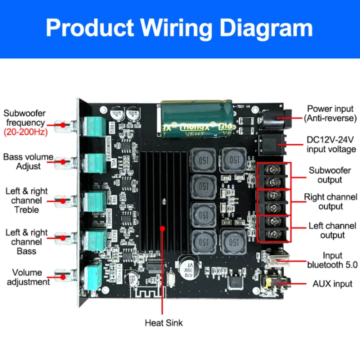 CA-TB21%202.1Channel%20BT%20Amplifier%20Board%20Original%20TPA3116D2%20Chip%202x50W+100W%20HIFI%20Audio%20Power%20Amplifier%20Board%20ZK-TB21%20-%20Image%203