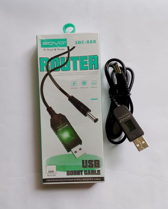 Wi-Fi Router USB Cable for Power Bank-Sovo Router Cable SRC-888