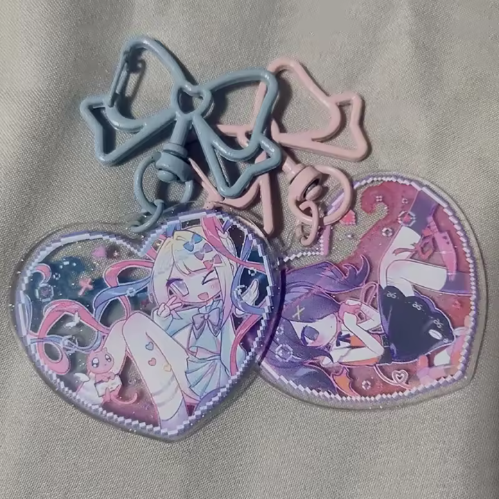 2pcs/set%20Game%20NEEDY%20GIRL%20OVERDOSE%20Rain%20Ame%20KAnge%20Cosplay%20Keychain%20Acrylic%20Heart%20Pendant%20Keyring%20Bag%20Accessories%20Girls%20Ornament%20-%20Image%204