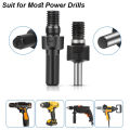 Angle Grinder Adapter For Electric Power Drill Converter Attachment Flange Nut Parts Set Connect Rod Disc Wheel Arbor Mandrel. 