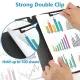 Double Metal Clip A4 Size 360 Degree Foldable File Cover Folder Writing Clipboards for Office Medical Field School Job Interview. 