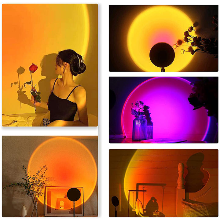 USB%205V%20Tuya%20Smart%20Sunset%20Lamp%20Night%20Light%20Sunset%20Projector%20Smart%20Life%20APP%20Remote%20Led%20Lights%20Room%20Decoration%20Photography%20%20%20lightify%20-%20Image%203