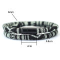 New In Men Bohemia Rope Bracelet Attract Magentic Braclet Adventure Survival Braslet Pulseras Hilo Hombre Beach Surf Brazalete.