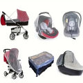 Summer Stroller Mosquito Net Baby Cart Cover Insect Netting Large Size Baby Walker Universal Mosquito Net Stroller Accessories. 