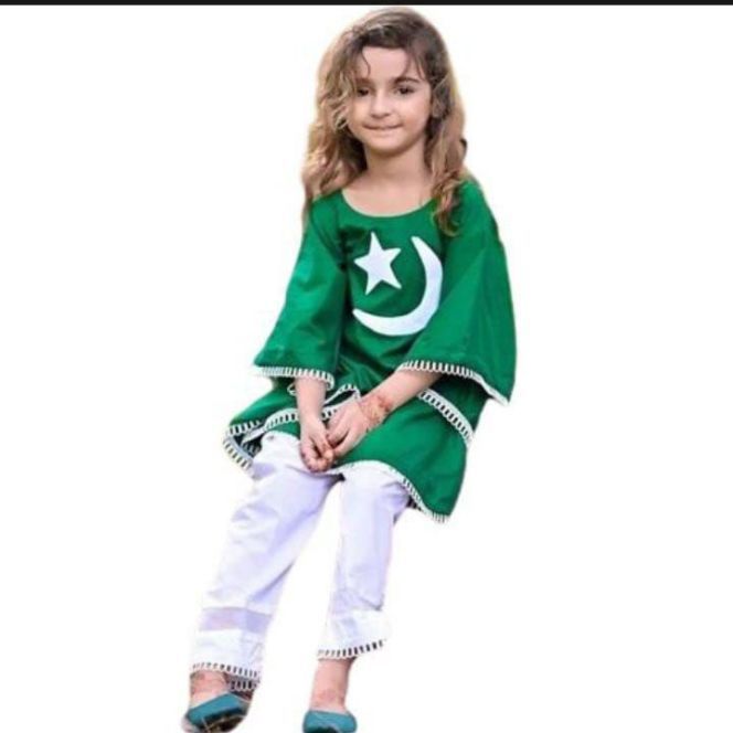 14 August Dress For Girl New desain for independence day dress