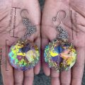 2pcs, Round Crystal Sun Catchers, Glass Prism Hanging Sun Catchers, Rainbow Maker For Window, Balcony, Kitchen, Garden Decorat. 