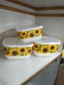 pack of 3 pear bowls set (with sanfalawar design). 