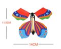 HOTTEST SALE Magic Fairy Flying Butterfly Rubber Band Powered Wind up Butterfly Toy for Surprise Gift or Party Play. 