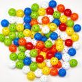 50pcs Golf Practice Ball 42mm 26 Hole Indoor Plastic Golf Ball PE Material Children's Hole Toy Ball JQ58962. 