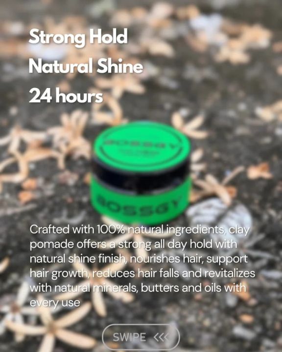 BOSSGY%20Hair%20Clay%20Pomade%20100%25%20Natural%20-%20Image%202