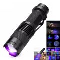 LED UV Flashlight Ultraviolet Torch Aluminum Alloy 395nm Inspection Lamp Ultra Violet Handheld Pet Urine Stain Detector Tools. 