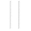 1PC Height Sticker 0-200cm Sticker, Living Room Bedroom, Middle School Student Dormitory Wall Waterproof Self-adhesive Height Pa. 