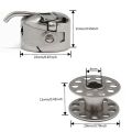 Set Of Bobhin Case And Bobbin (Dabbi / Firki)Sewing Machine. 