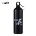 Aluminum Alloy 750ml Bicycle Water Bottle Food Grade Sports Fitness Running Riding Camping Hiking Kettle Leak-proof Bike Bottle.