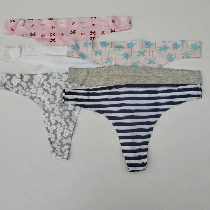 6pcs%20Pack%20Assorted%20Combo%20Women's%20Lightweight%20and%20Soft%20Microfiber%20briefs%20Lace%20waistband%20Breathable%20Thong%20Panties%20for%20Ladies%20-%20Image%204