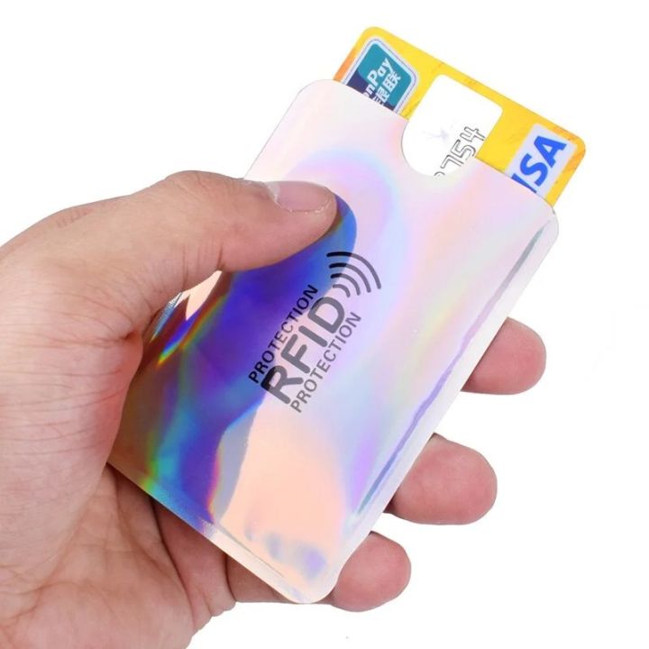 5PCS%20RFID%20anti-brush%20cover%20protective%20cover%20aluminum%20metal%20-%20Image%203