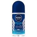 International Germany product Nivea Men Fresh Active Deo Roll-On With Long Lasting Freshness 48hours Used For Men...50 Ml. 