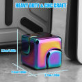 Metal Cube Spinner Fidget Toy Fingertips 3D Puzzle Gyro Gear Sensory Anti Stress Relief Educational Games for Kids Adults. 
