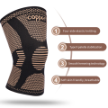 Miss Moly 1Pcs Copper Knee Brace for Knee Pain Compression Knee Sleeves for Sports Fitness Knee Pads for Joint Pain Relief. 