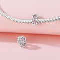 2023 100% Real 925 Sterling Charm Sakura Separation Beads Fit Pandora Original Bracelet Silver Beads Diy Jewelry For Lover. 