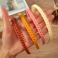 4PCS Simple Hair Band for Women Face Wash Headband Hidden Hoop Hairband Sport Slicked-back Hold Girl Hair Accessories. 