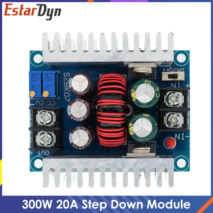 300W 20A DC-DC Buck Converter Step Down Module Constant Current LED ...