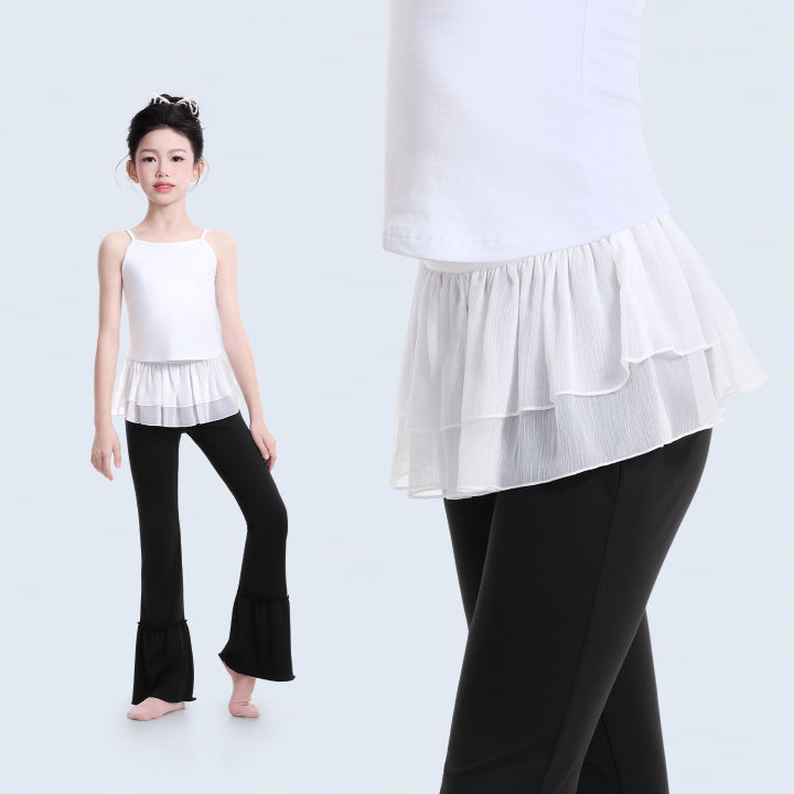 Children%20French%20Short%20Double%20Layered%20Sheer%20Fart%20Curtain%20Skirt%20Ruffled%20Layered%20A-line%20Skirt%20Wrinkle-resistant%20Mini%20Dance%20Dress%20-%20Image%202