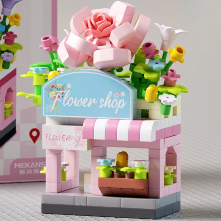 NEW%20DIY%20Hamburger%20Restaurant%20Coffee%20Store%20Flower%20Street%20View%20Food%20Building%20Blocks%20Kit%20Girls%20Bricks%20Movie%20Model%20Kids%20Toy%20Children%20-%20Image%206