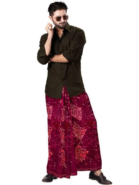 Fashionable%20&%20Comfortable%20Export%20Quality%20Lilen%20Cotton%20%20Lungi%20For%20Men.%20-%20Image%205