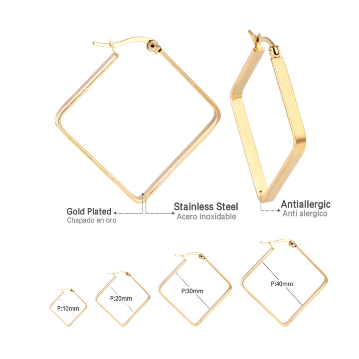 LUXUSTEEL%20Big%20Suqare%20Hoop%20Earrings%20For%20Women%20Stainless%20Steel%20Geometirc%20Statement%20Earrings%20Punk%20Jewelry%20Party%20Birthday%20%20-%20Image%202