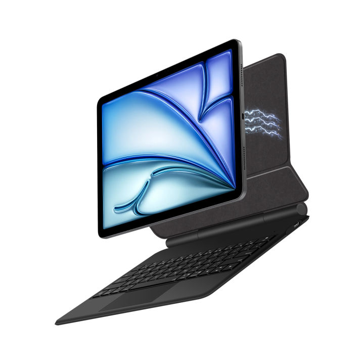 Smart%20PIN%20Plug&Play%20Magic%20Keyboard%20Case%20For%20iPad%20Pro%2011/12.9/13%20M4%20M3%20M2%20Air%204/5/6/7%2010.9%20Multi-touch%20Pogo%20Pin%20Reverse%20Charging%20-%20Image%208