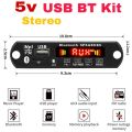 USB Blutooth kit 5v FM Radio sd card pen drive. 
