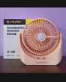 Jy super 1881 rechargeable fan with LED light jy-1881. 