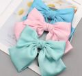 1 pc big hair bow clip for girls and womens in multiple colors. 
