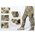 Uniform Camo Multicam Combat Shirts Cargo Pants +pads Sniper Hunting Clothes Suits Trainning Airsoft Paintball Sets.