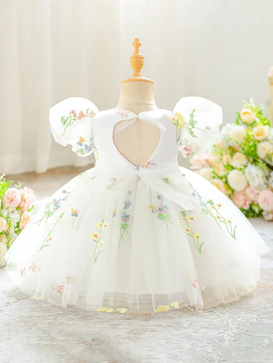 Toddler%20Embroidery%20Flower%20Baptism%20Party%20Baby%20Girl%20Dress%20Elegant%201%20Yrs%20Birthday%20Princess%20Prom%20Dress%20Girl%20Wedding%20Bridesmaid%20Gown%20-%20Image%202