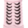 New 3D Mink Lashes Cat Eyelashes Fluffy Wispy Volume Lashes Natural Feathery Effect Lightweight Flexible Band Fake Lashes.
