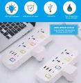3U Model Z4 Socket Converter Multi-Functional Smart Power Strip Multi-Plug USB Wireless. 