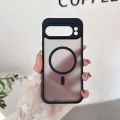 Translucent for Magsafe Magnetic Phone Case for Google Pixel 10 9 Pro XL 8 7 6 Pro 9A 8A 7A 6A Wireless Charge Shockproof Cover.