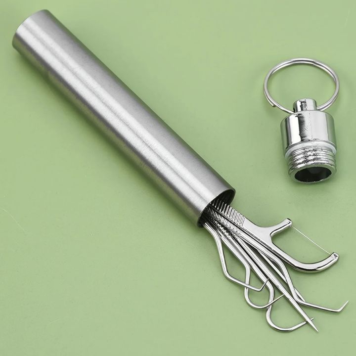 Stainless%20Steel%20Toothpick%20Set%20Reusable%20Toothpicks%20Tooth%20Flossing%20Tartar%20Removal%20Tool%20Portable%20Teeth%20Cleaner%20for%20Tooth%20Oral%20Clean%20-%20Image%203