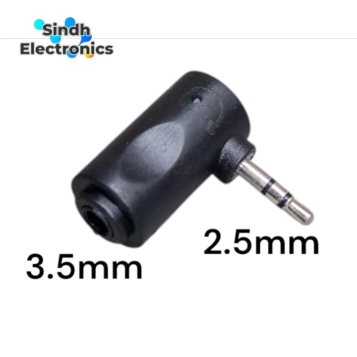 2PCS%20-%202.5mm%20Male%20To%203.5mm%20Female%20Earphone%20Stereo%20Audio%20Jack%20L%20Type%20-%20Image%202