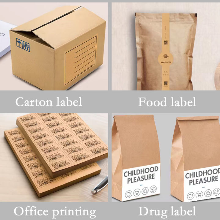 A4/A5%2020/50pcs%20Brown%20Self-Adhesive%20Paper%20Sticker%20For%20Inkjet%20Laser%20Printer%20Copier%20Light%20Dark%20Adhesive%20Backed%20Kraft%20Paper%20%20Label%20-%20Image%207