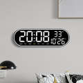Large Digital Wall Clock With Remote Control Temperature Date Week And Display Timer Countdown Table Clock Wall And Dual Alarm. 