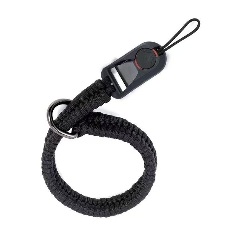 Camera Wrist Strap Braided Handmade Quick Release Adjustable D Ring Safety Lanyard For DSLR Mirrorless Cameras Photographers